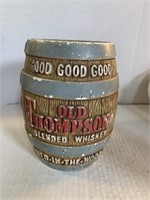 Old Thompson, blend whiskey chalk bank is missing