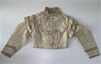 Silk Embroidered Victorian Top