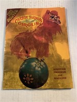 Carson and Barnes five ring Circus souvenir