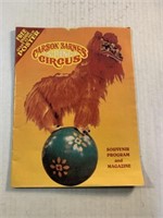 Carson and Barnes five ring Circus souvenir