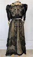 Victorian Black Lace Dress
