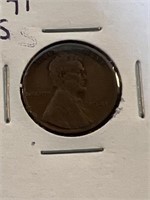 1941S wheat penny