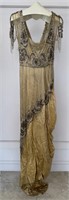 Fancy Beaded Vintage Gown