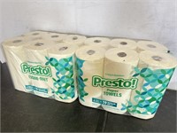 New (12) rolls presto paper towels