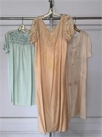 Ladies Vintage Silk Nightgowns
