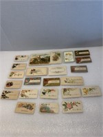 Victorian invite cards and other assorted paper