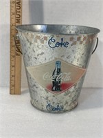 Vintage Coke tin pail