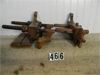 2 – Lancaster Co. wooden plow planes: rare, “I.