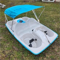 YD Dolphin Paddle Boat 5 person with awning
