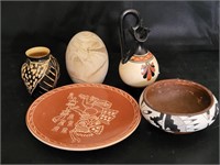 VTG Handmade Pottery - Mexico, Greece & More