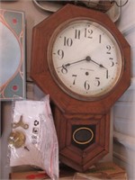Nice Set Thomas Wall Clock w/Pendulum and Key.