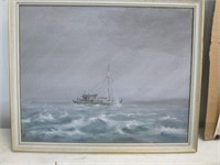 John Winter Signed Oil on Canvas ~22”x18”