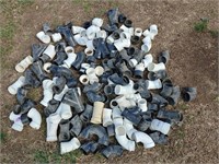 Lot of 145 - 2" or larger PVC Fittings