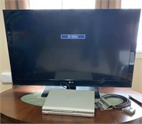 42in LG TV working w/remote & DVD player