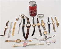 Lot de montres vintages dont Lorus et Bulova