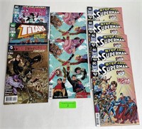 Ten Modern Age DC Comics Superman and Teen Titans
