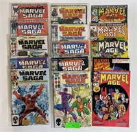 Vintage Marvel Saga and Marvel Age Comics