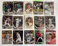 Assorted MLB Trading Cards 15 Total