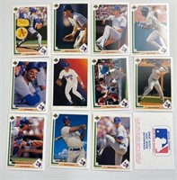 1991 Upped Deck Texas Rangers Baseball Cards