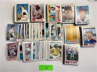 Topps 1982 MLB Baseball Cards Partial Set / Full C