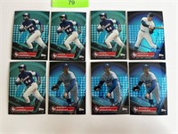 Topps 2011 Prime 9 Moments Hank Aaron, Mickey Mant