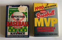 Vintage Topps and Fleer Baseball Trading Card Sets