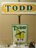 (2) Todd Corn , Board 3'x1' & M75 / 18x24