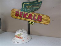 DEKALB, Board 30x14, Dark Red & Field Tech Hat