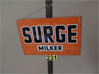 SURGE Milker, Tin 18x12 , Org/Blk