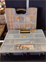 Two Lrg Plastic Screws/Tool Cases Carriers