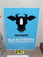 Eastern Milk Producers, Tin 12x18, Blu/Blk