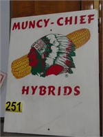 Muncy Chief Hybrids, Waxed 18x23 Standing, 2 sided