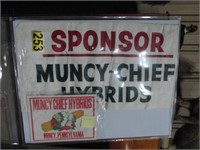 Muncy Chief Hybrids (4) Signage & Paper seed bag