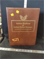 Golden Replicas of US Stamps Book