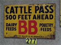 BB Dairy/Poultry Feeds, Tin 17x11