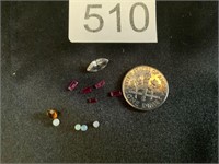 Loose Gems Ruby Baggetts Opals 4mm Citrine