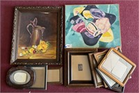 Assorted Frames & Paintings