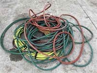 4 rolls of garden hose