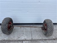 2 tires on axle