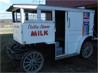 Vintage Valley Farms Horse Drawn Milk Wagon
