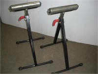 (2) Adjustable Roller Stands