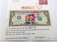 Letter w/ 29 Cent Elvis Presley Stamps