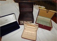 4 Assorted Jewelry Boxes Keepers