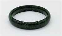 Spinach Jade Bangle Bracelet