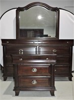 Longboy Dresser With Mirror & Night Stand