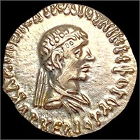 90-80 BC Greek Archebius Silver Drachm CLOSELY