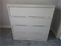 WOODEN DRESSER PAINTED WHITE