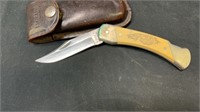 Schrade scrimshaw knife
