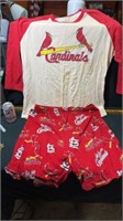 Xl Cardinals shirt and shorts