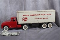 Rare Structo North American Van Truck and Trailer